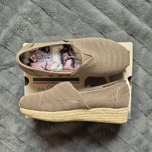 Highlights Taupe Espadrille Wedges Size 7 By Bobs From Skechers. New With Tags